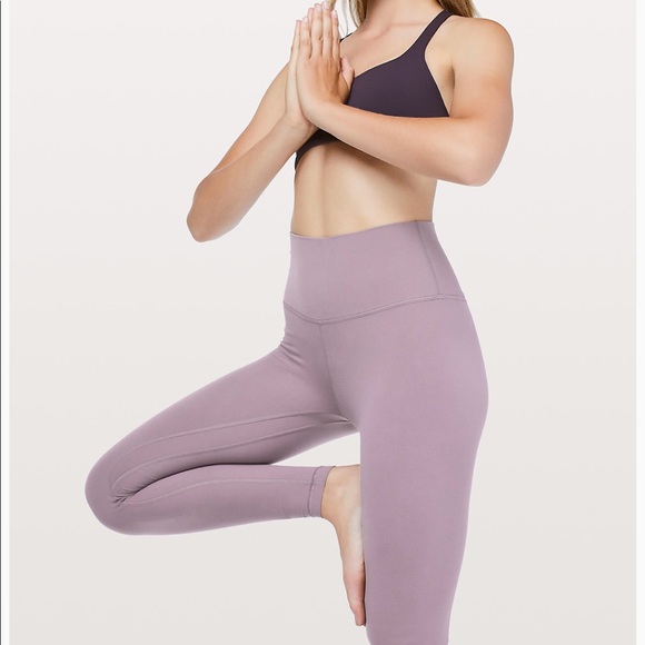🍋NWT 28” Lululemon DUSTY MAUVE aligns Sz. 12 - Picture 4 of 6